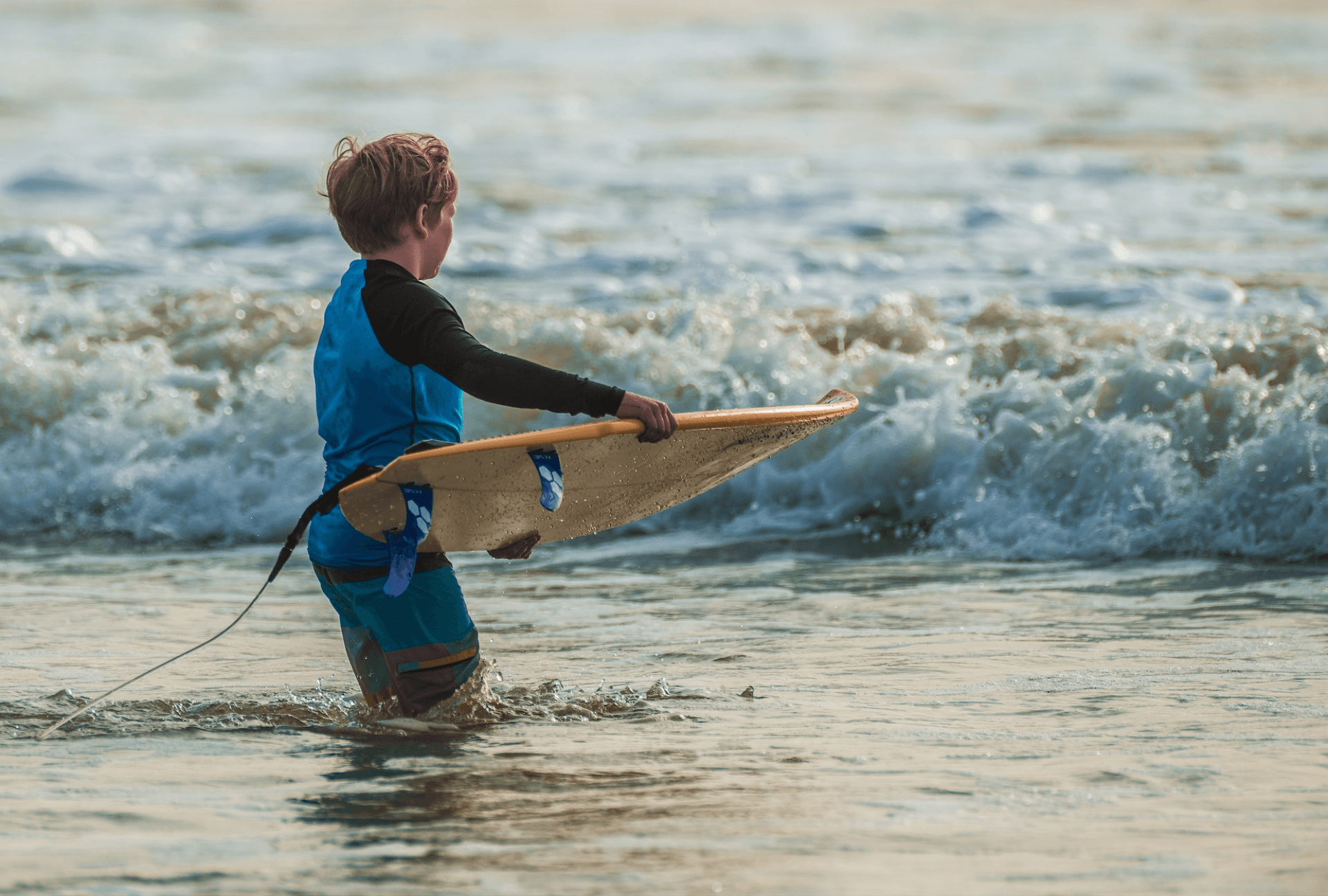 Pristine Atlantic shoreline at Melbourne Beach